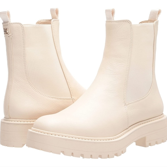 Sam Edelman's Iconic Laguna Chelsea Boot size:9.5 in Modern Ivory